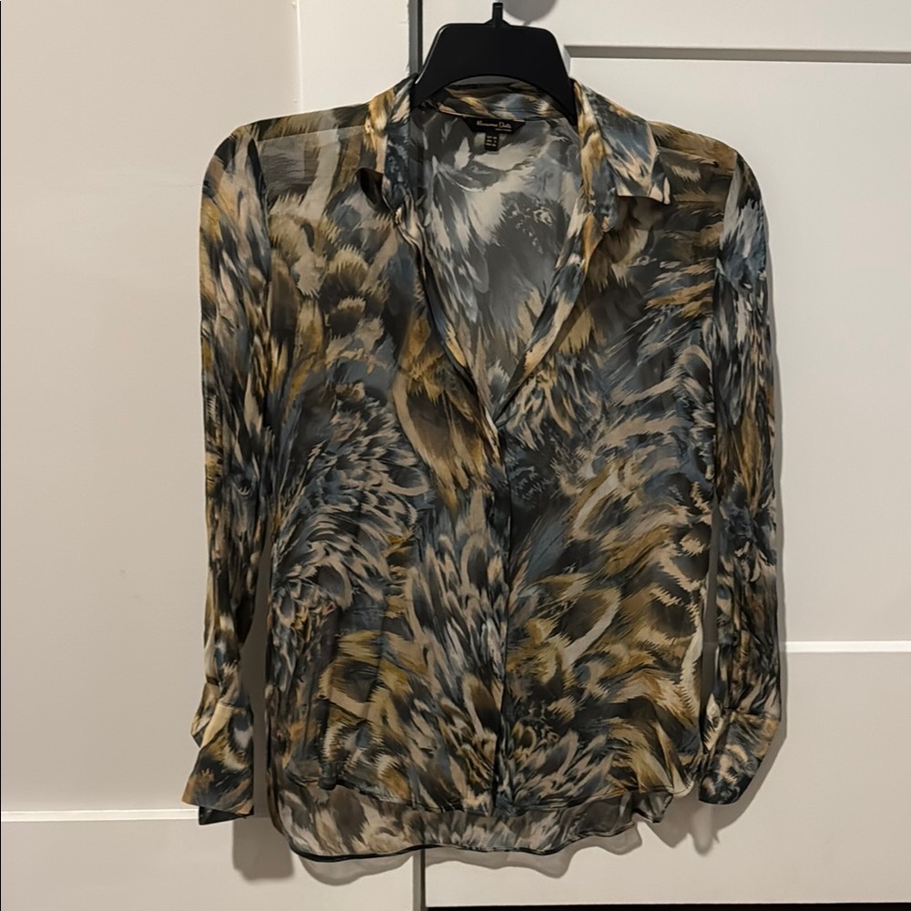 Women's Multicolor Patterned Blouse